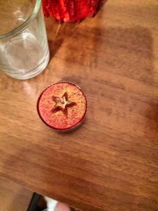 Bicchieri porta candele natalizie.