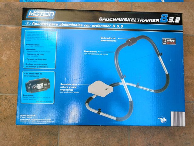 Aparato para abdominales con "ordenador"