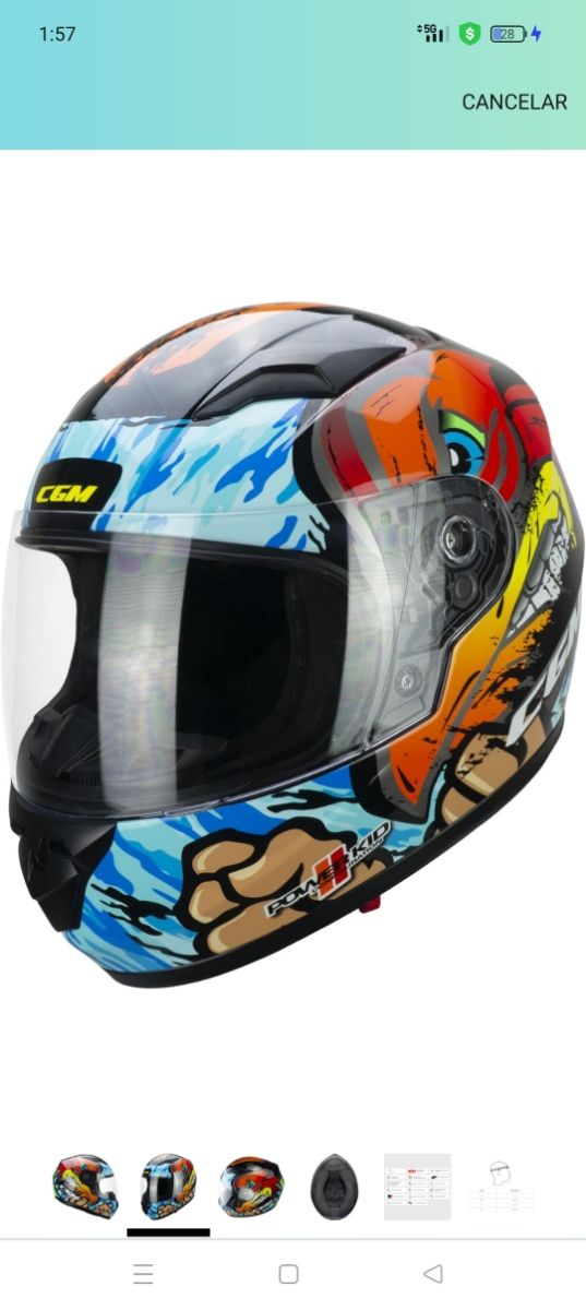 Casco CGM junior ( nuevo)