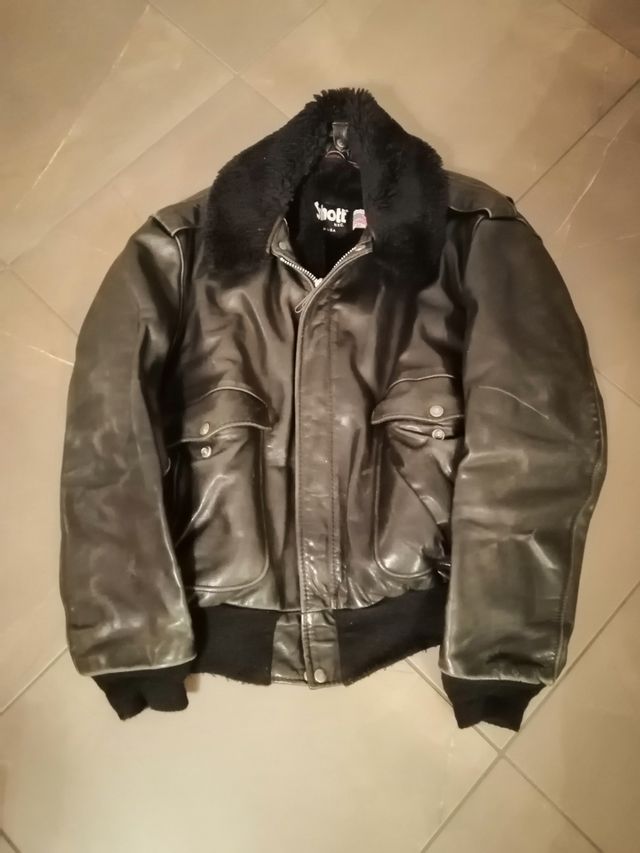 Giubbotto pelle scoth vintage originale 