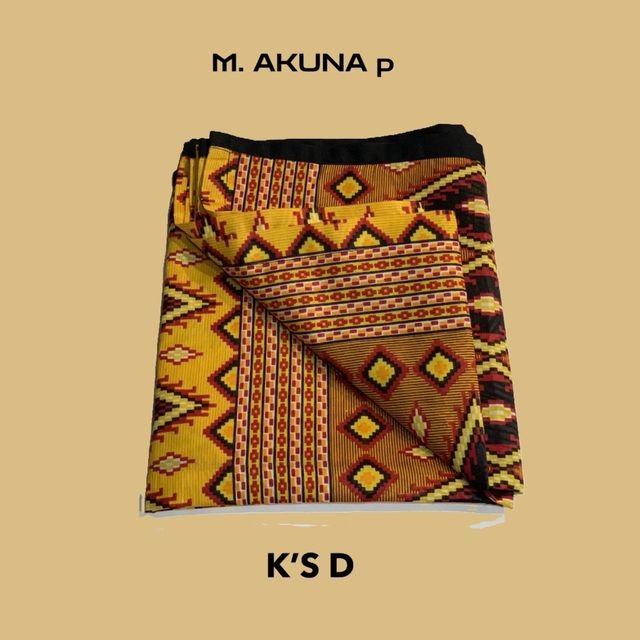 Mantel africano con camino de mesa incorporado