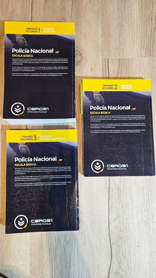 Temario Escala Básica Policía Nacional