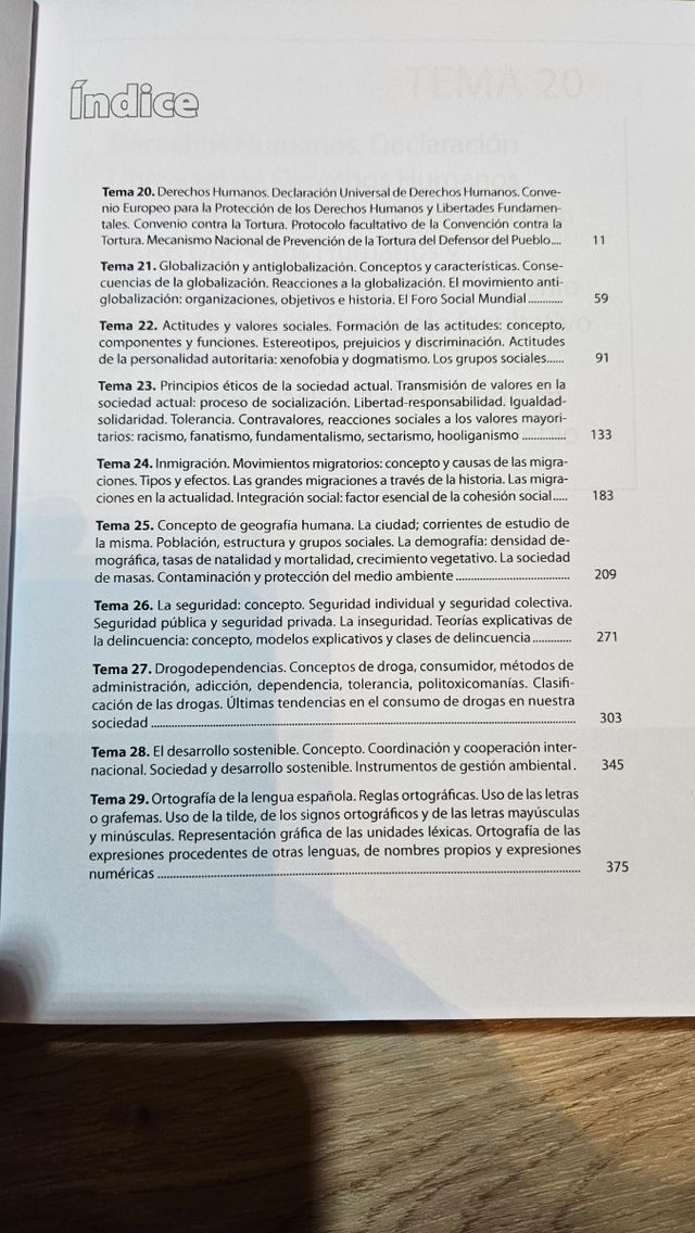 Temario Escala Básica Policía Nacional