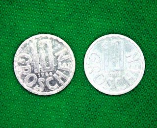 52 2 Monete Republik osterreich 10 Groschen 86-95