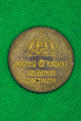 53. 2 Monete Svezia Gustaf VI 5 Ore 1955-1956