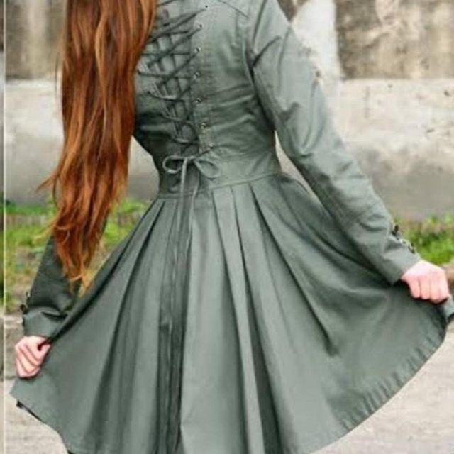 Trench gabardina corset preppy Asos Design 38