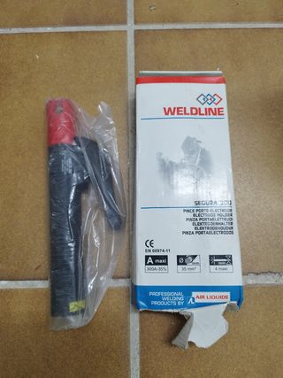 Pinza porta electrodos weldline