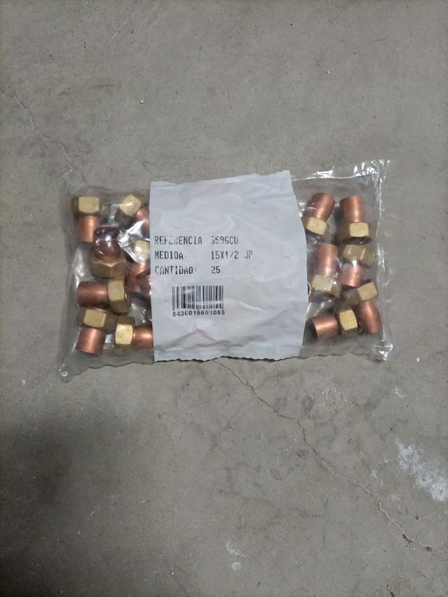 Bolsa con 25 racores locos 15-1/2"