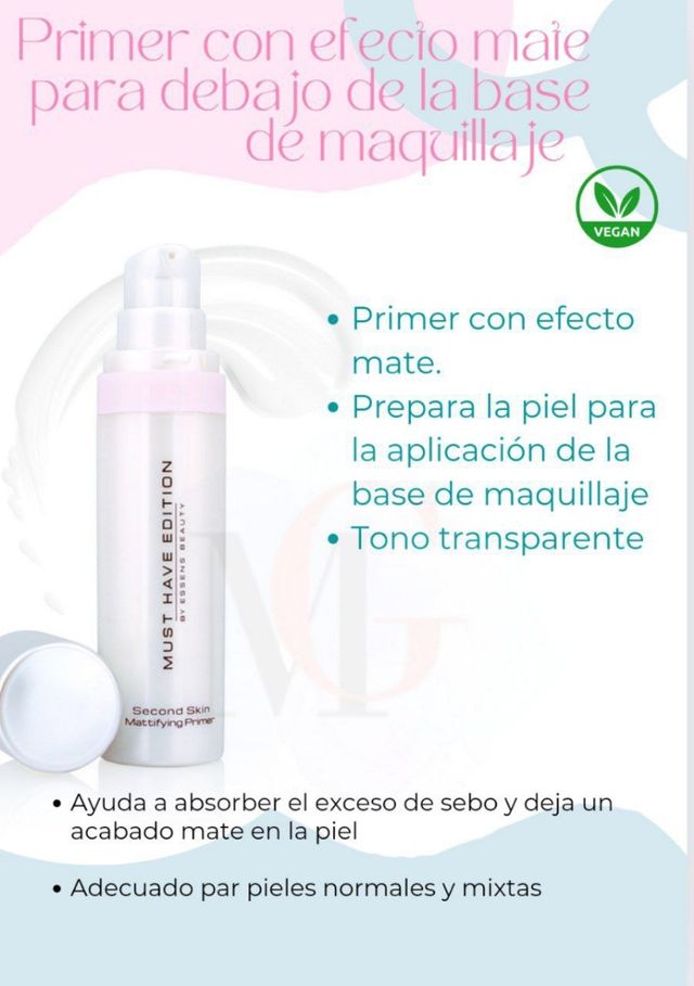 Primer con efecto mate