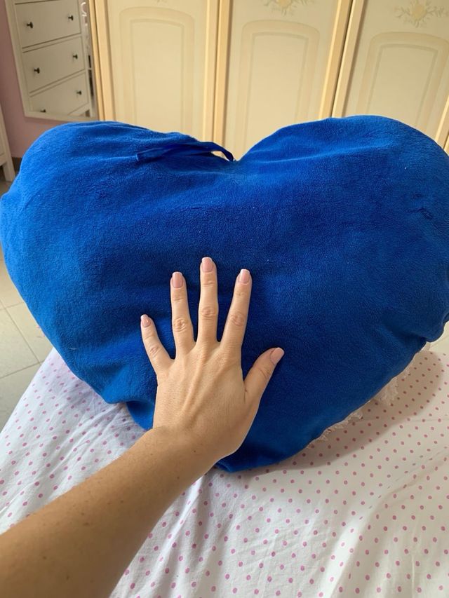 Peluche a forma di cuore