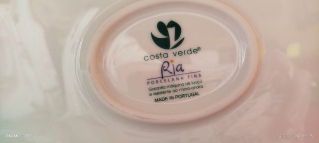 Sopera de porcelana fina