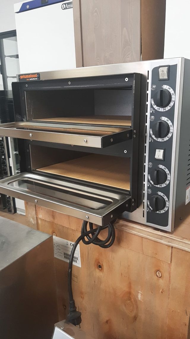 HORNO PARA PIZZA 1+1 DE 32CM /GLASS
