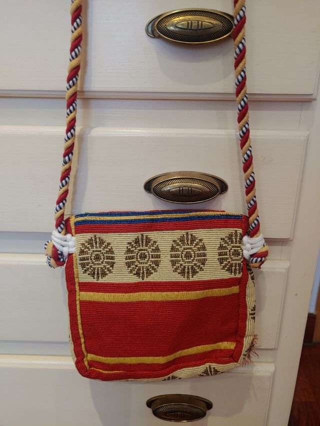 Bolso bandolera artesanía mexicana