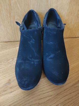 Botines terciopelo