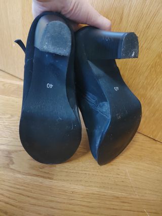 Botines terciopelo