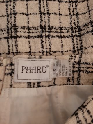 Minigonna a quadri Phard vintage