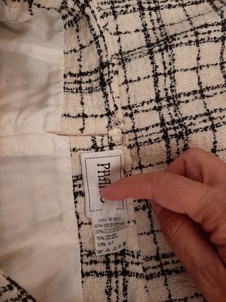 Minigonna a quadri Phard vintage