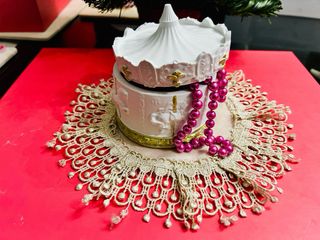 Porta gioie carosello resina acqua