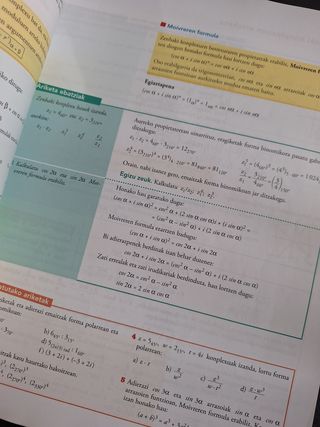 LIBRO de texto MATEMÁTICA euskera