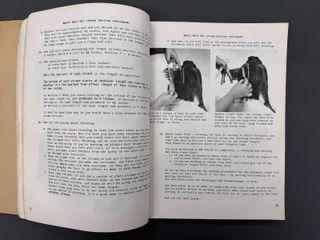 NEW HAIRCUTTING TECHNIQUES Book 1955 INGERID USA