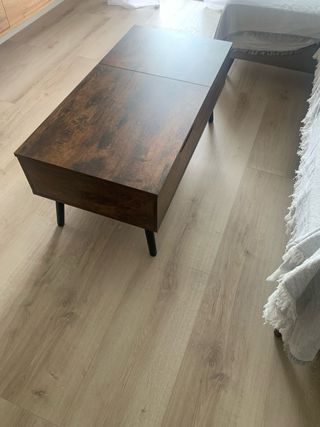 Mesa elevable marrón retro vowner sin abrir.