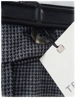 Pantalón paño gris recto de mujer Trucco . Nuevo