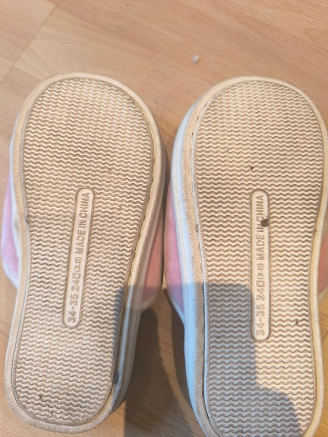 Pantuflas niña núm.34