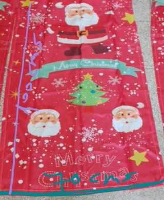 Cortinas de Navidad. Niñxs