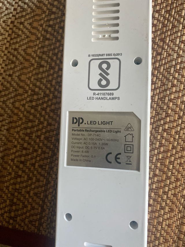Lampara led portatil