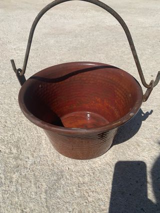 Paiolo antico di rame in perfette condizioni