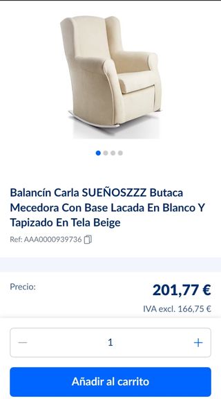 Butaca sillón de lactancia