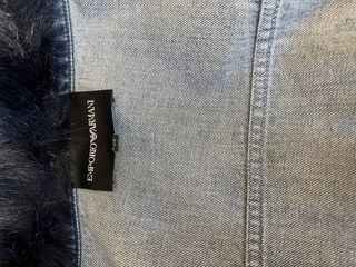 Cazadora Vaquera con Pelo Emporio Armani