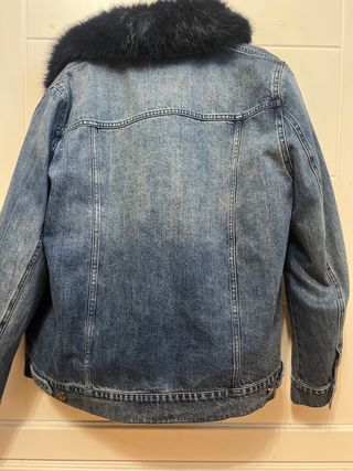 Cazadora Vaquera con Pelo Emporio Armani