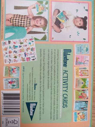 Milestone tarjetas de actividades