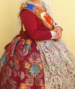 Corpiño fallera niña