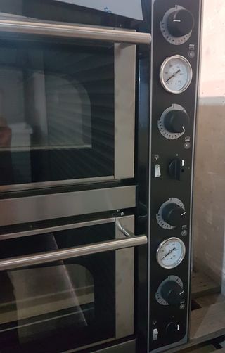 HORNO PARA 4+4 PIZZAS DE 36CM