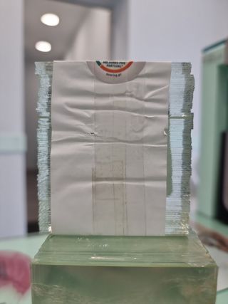 Laminas de vidro microscópio