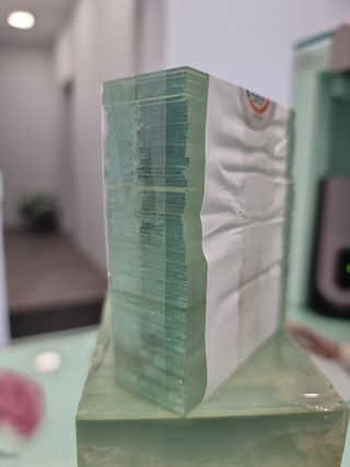 Laminas de vidro microscópio