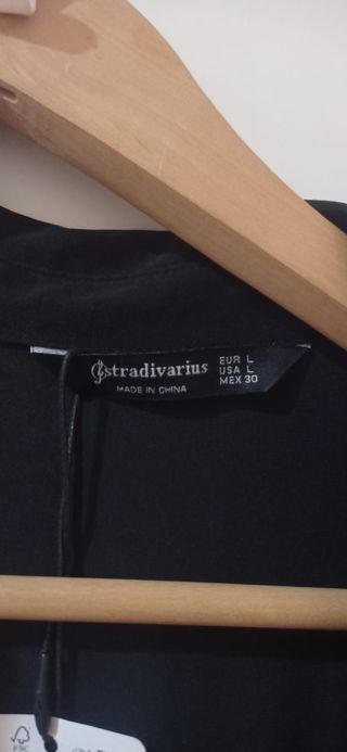 Camisola negra Stradivarius Talla L