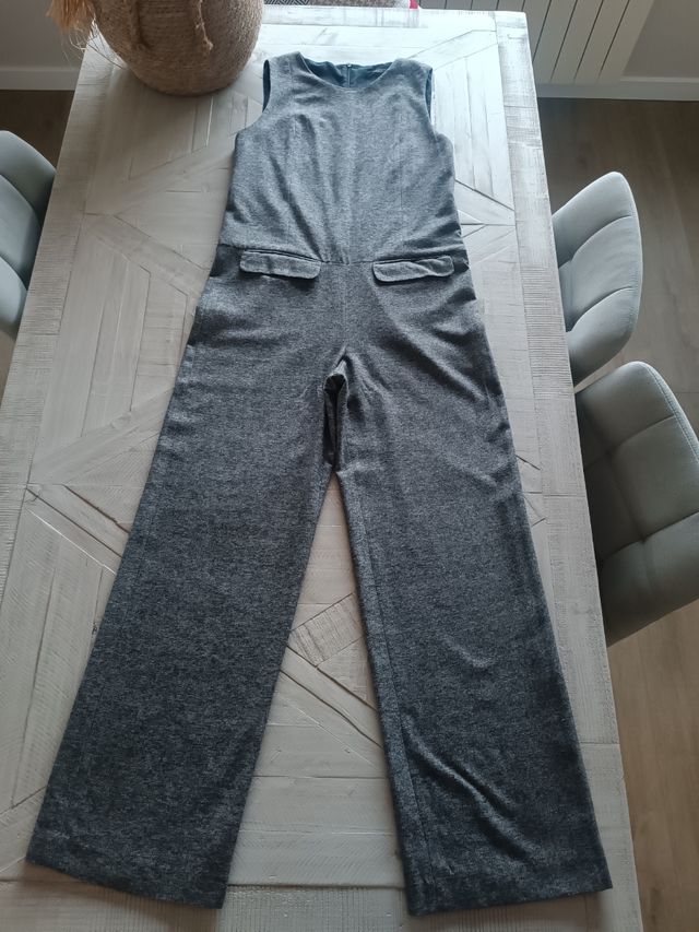 Mono de pantalón ancho de Zara