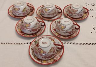 Antico Set di tazze da tè o caffè giapponesi x 6