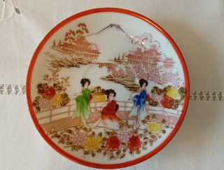 Antico Set di tazze da tè o caffè giapponesi x 6