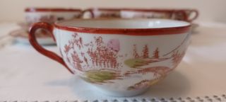 Antico Set di tazze da tè o caffè giapponesi x 6