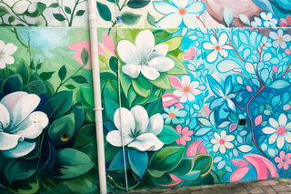 DIBUJO pared PINTOR mural GRAFITI art EMPAPELADO