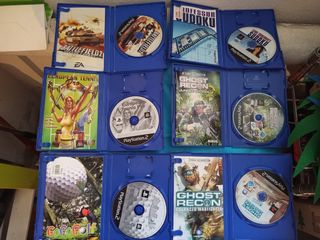 Juegos play 2,cinco juegos,menos el de golf