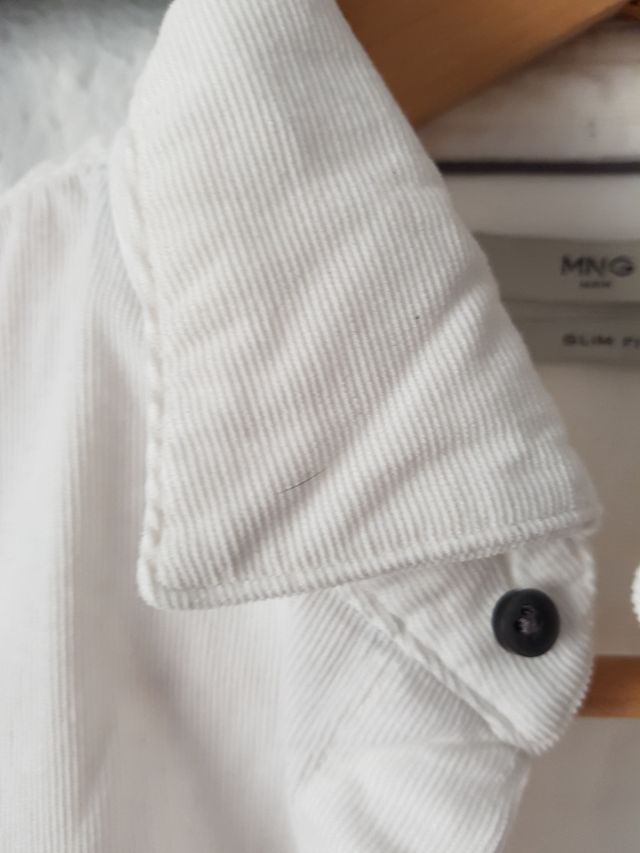 Camisa terciopelo fino MANGO M