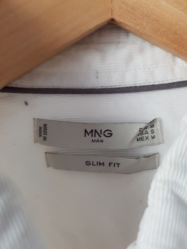 Camisa terciopelo fino MANGO M