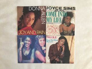 Pack Discos vinil anos 80 90 donna allen nicole