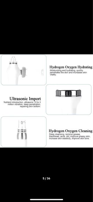 Máquina Facial dermoabrasión con agua 7 en 1