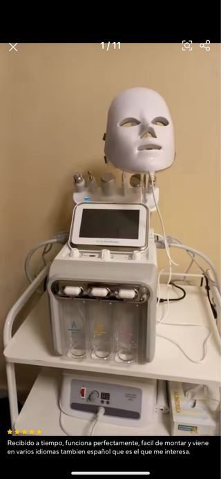 Máquina Facial dermoabrasión con agua 7 en 1
